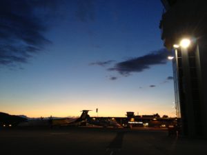 Sunset @ Flughafen Bern BRN